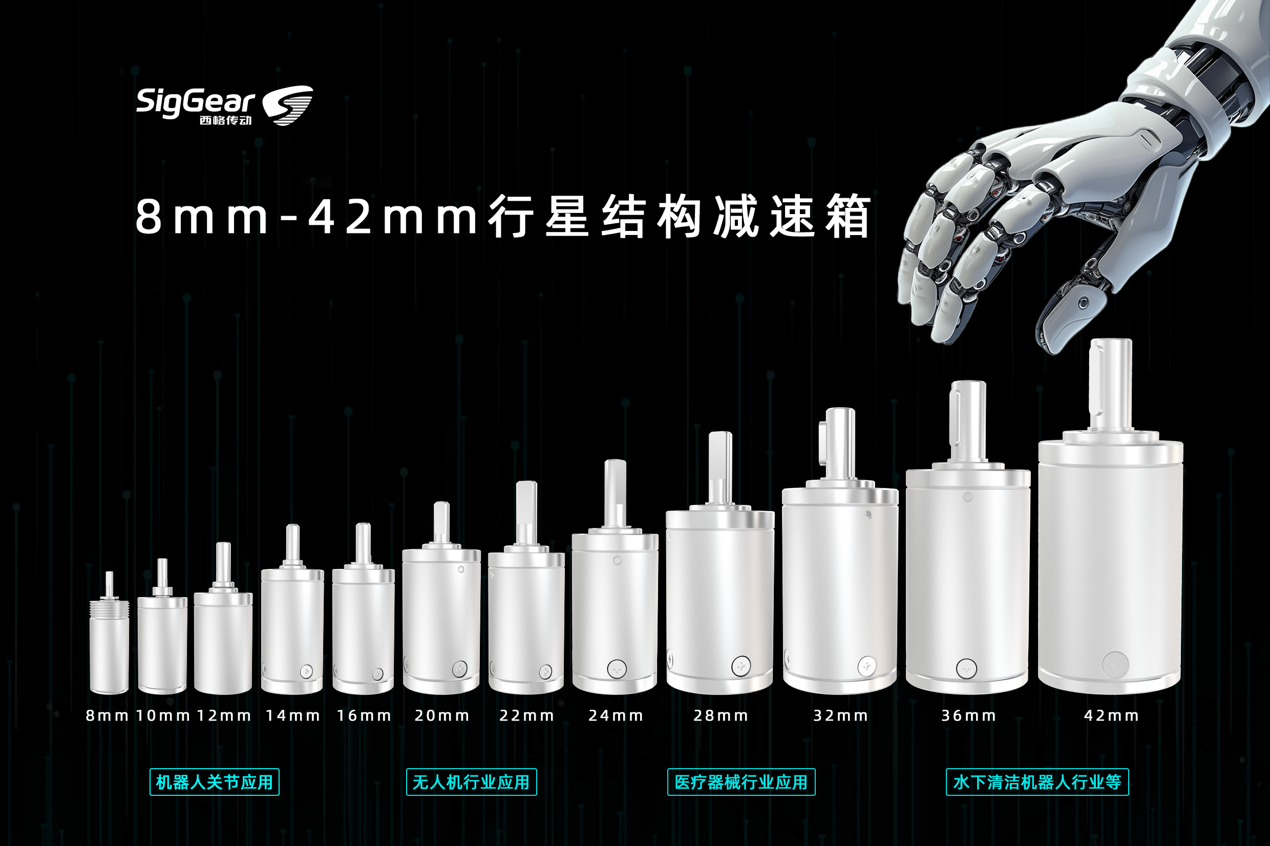西格传动:携微型摆线针轮技术参加第二届全国机器人精密减速器与关节创新论坛(图10) 西格传动:携微型摆线针轮技术参加第二届全国机器人精密减速器与关节创新论坛(图10)